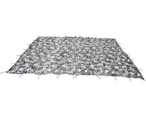 Camouflagenet schaduwdoek zilver/wit 300x400 cm