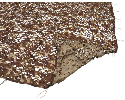 Camouflagenet met verschillende bruintinten