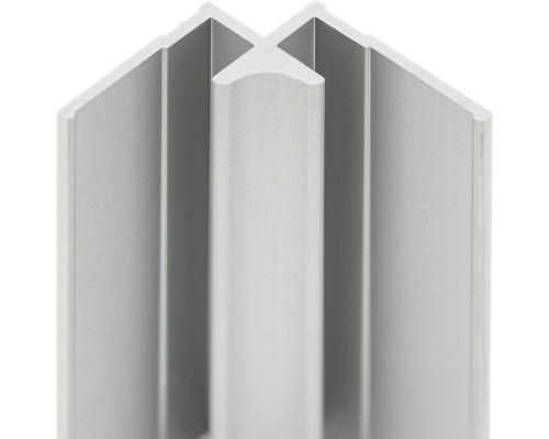 SCHULTE Hoekverbinding voor binnenhoek Decodesign 2100 mm aluminium
