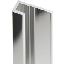 Detailopname aluminium afwerkprofiel