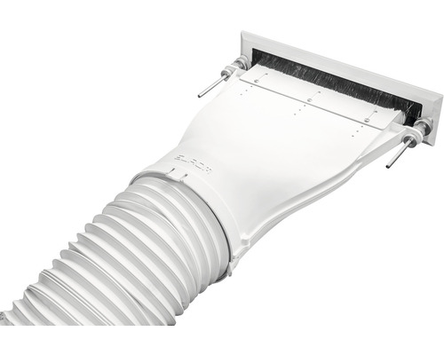 ELCOM afzuigkap met borstelafdichting en slangaansluiting