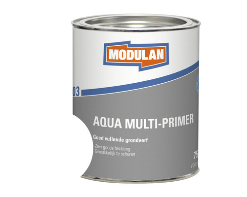 MODULAN 6003 Aqua Multi-Primer grondverf wit 750 ml Modulan Aqua Multi Primer blik