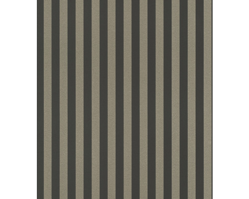 RASCH Vliesbehang 570335 Trianon XIII strepen zwart Behang met verticale strepen