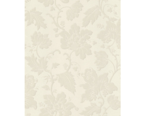 RASCH Vliesbehang 570434 Trianon XIII bloemen wit Behang met bloemmotief