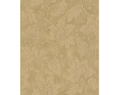 RASCH Vliesbehang 570472 Trianon XIII bloemen goud Behang met bloemmotief