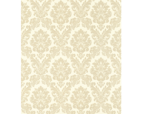 RASCH Vliesbehang 570526 Trianon XIII ornament beige Behang met klassiek bloemenpatroon