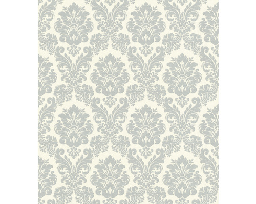 RASCH Vliesbehang 570533 Trianon XIII ornament blauw Behang met bloemmotief