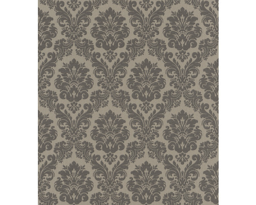 RASCH Vliesbehang 570557 Trianon XIII ornament bruin Behang met floraal damastpatroon