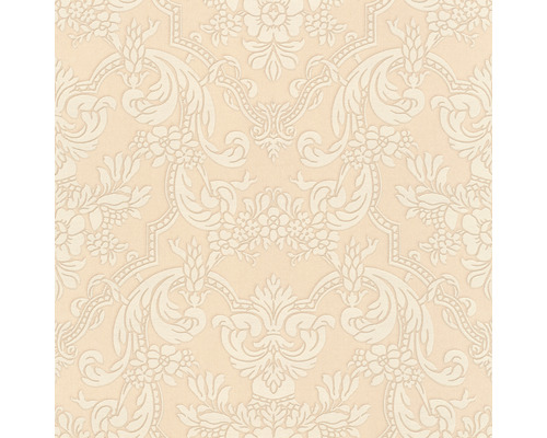 RASCH Vliesbehang 570601 Trianon XIII ornament perzik Behang met bloemmotief voor wanddecoratie