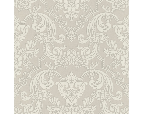 RASCH Vliesbehang 570625 Trianon XIII ornament beige Behang met bloemrijk damastpatroon