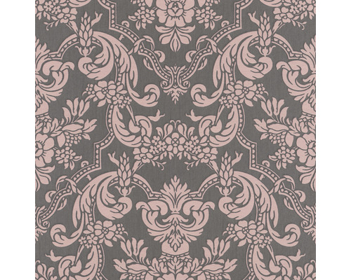 RASCH Vliesbehang 570649 Trianon XIII ornament lichtroze Behang met een bloemrijk wijnrankpatroon