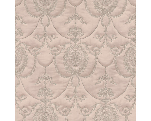 RASCH Vliesbehang 570823 Trianon XIII ornament lichtroze Behang met klassiek ornamentpatroon