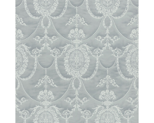 RASCH Vliesbehang 570830 Trianon XIII ornament blauw Decoratieve stof met bloemmotief