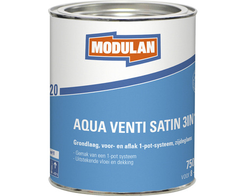 Modulan Aqua Venti Satin 3-in-1 lakblik, 750 ml