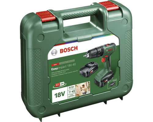 Bosch EasyImpact 18V-40 accuslagboormachine in koffer