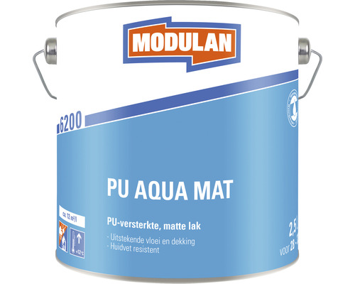 Modulan PU Aqua Mat lak in een emmer