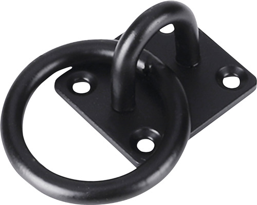 Ringoog met montageplaat van metaal