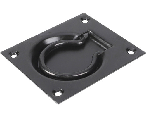 Inbouwring voor ladingzekering met montageplaat