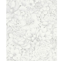 Bloemenbehang met groot bloemmotief