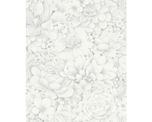 MARBURG Vliesbehang 33952 Botanica bloemen wit Bloemenbehang met groot bloemmotief