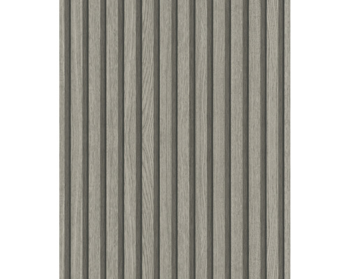 MARBURG Vliesbehang 33959 Botanica strepen wandpaneel grijs Houten paneel met verticale lamellen voor wanddecoratie