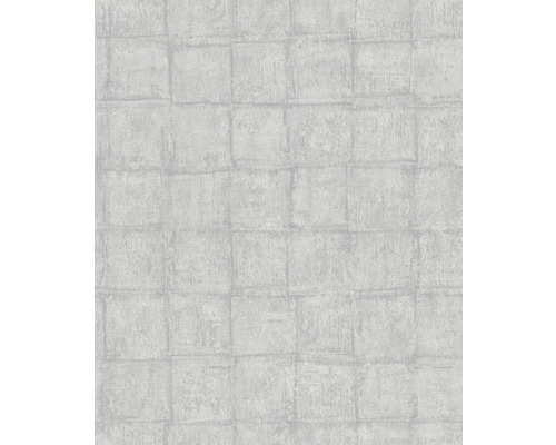 MARBURG Vliesbehang 33971 Botanica geometrisch grijs Behang met betonsteenmotief