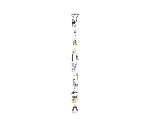 MARBURG Vliesbehang met groeimeter 45878 Kids Walls dieren 18x270 cm Groeigrafiek met dierenmotieven voor het meten van de lengte van kinderen