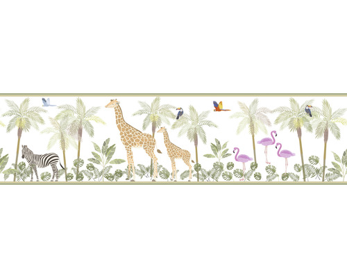 MARBURG Behangrand vlies 45881 Kids Walls dieren meerkleurig 5 m x 27 cm