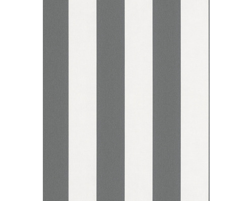 MARBURG Vliesbehang 82259 Kids Walls strepen antraciet Gestreeepte stof met verticale strepen