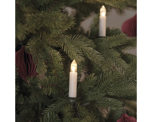 KONSTSMIDE Kerstverlichting LED boomkaarssnoer 16 lampjes extra warmwit 10,5 m Kerstboom met ledkaarsen
