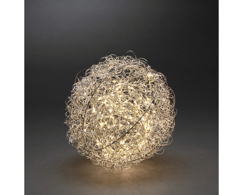 KONSTSMIDE Kerstverlichting LED metaaldraadbal 120 lampjes warmwit Ø 30 cm Decoratieve lichtbol met ledverlichting