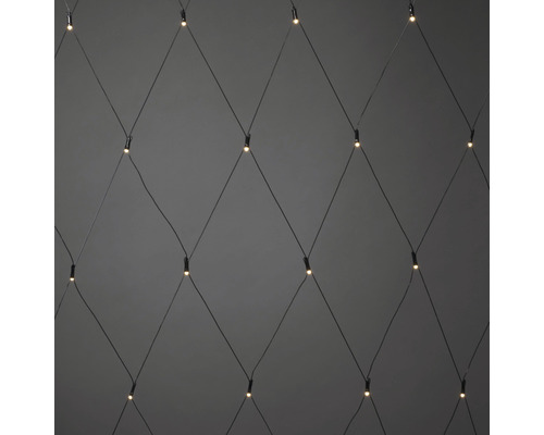 KONSTSMIDE Kerstverlichting LED lichtnet 40 lampjes warmwit 80 x 80 x 130 cm Lichtsnoer in netdesign voor buiten