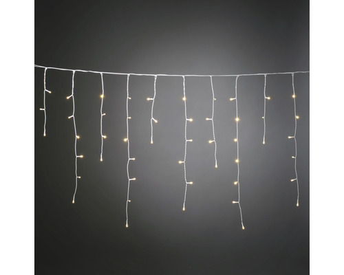 KONSTSMIDE Kerstverlichting LED icicle 80 lampjes 3 meter warm wit 3 meter