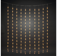 Decoratieve lichtslinger met talrijke warmwitte LED-druppels voor sfeervolle verlichting.