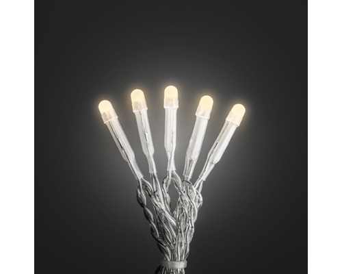 KONSTSMIDE Kerstverlichting LED lichtsnoer 100 lampjes frost extra warmwit 6,93 m LED-lichtsnoer met heldere lampen