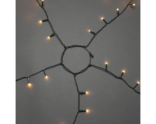 Lichtsnoer met ring voor de kerstboom