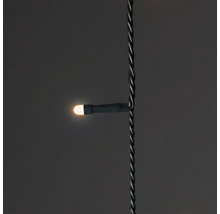 Lichtsnoer met een warm gloeiende LED