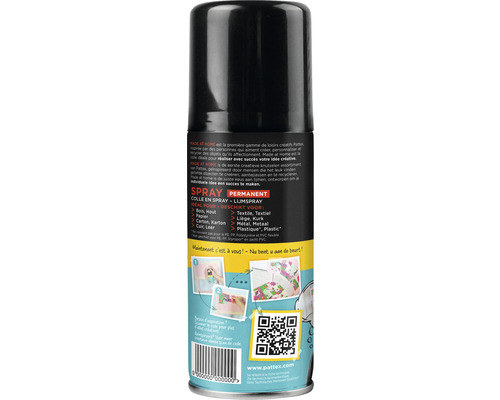 Spuitbus met permanente lijm