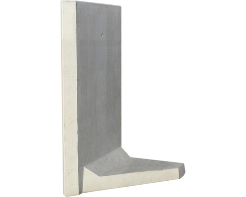 Betonnen hoekelement met L-vorm voor stabiliteit en steun