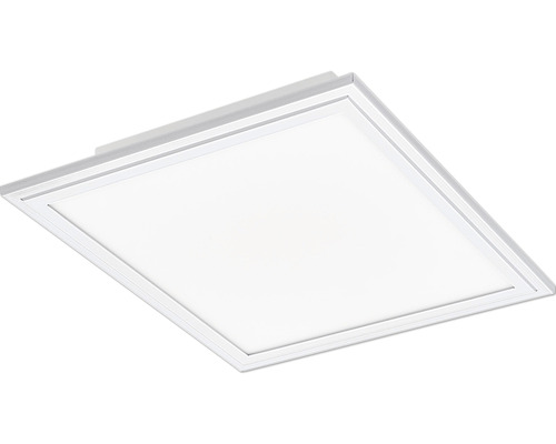 Vierkante LED plafondlamp met witte rand