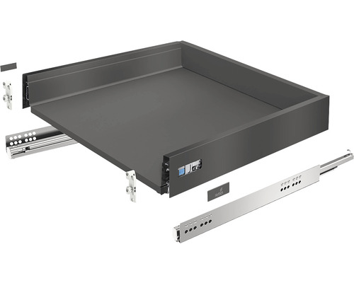 Lade met uittrekrails