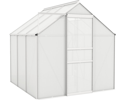 Serre met schuifdeur voor de tuin