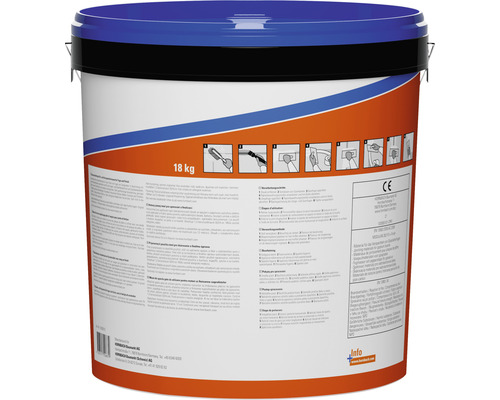 Emmer met 18 kg egalisatiemiddel