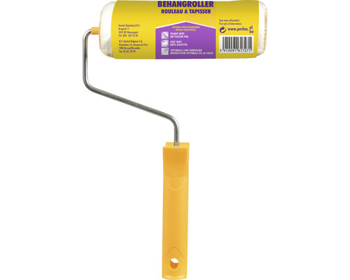 Behangroller met geel handvat