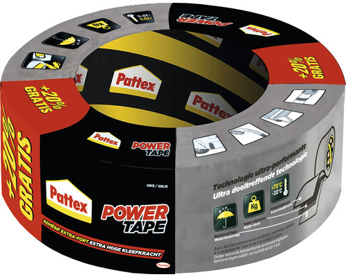 PATTEX Power Tape grijs +20% gratis 30 m-0