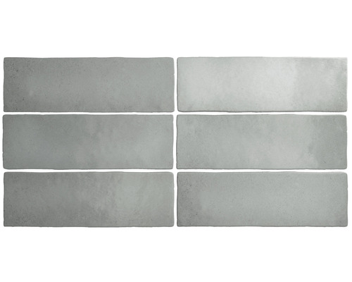 Wandtegel Lava grey stone 6,5x20 cm