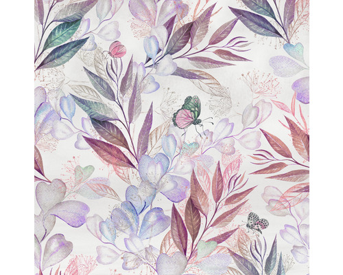 KOMAR Fotobehang vlies X5-1082 Colours Imagine Edition 5 Eucalyptus 250x250 cm Behang met bladeren en vlinders