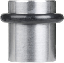 Metalen deurstopper met rubberen ring
