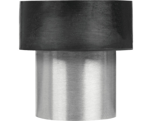 Deurstopper van roestvrij staal en rubber