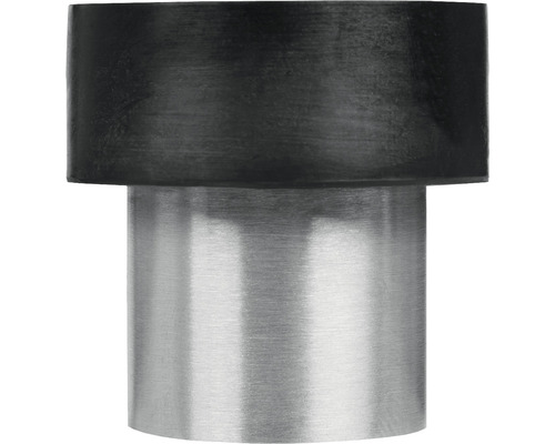 Deurstopper van metaal en rubber